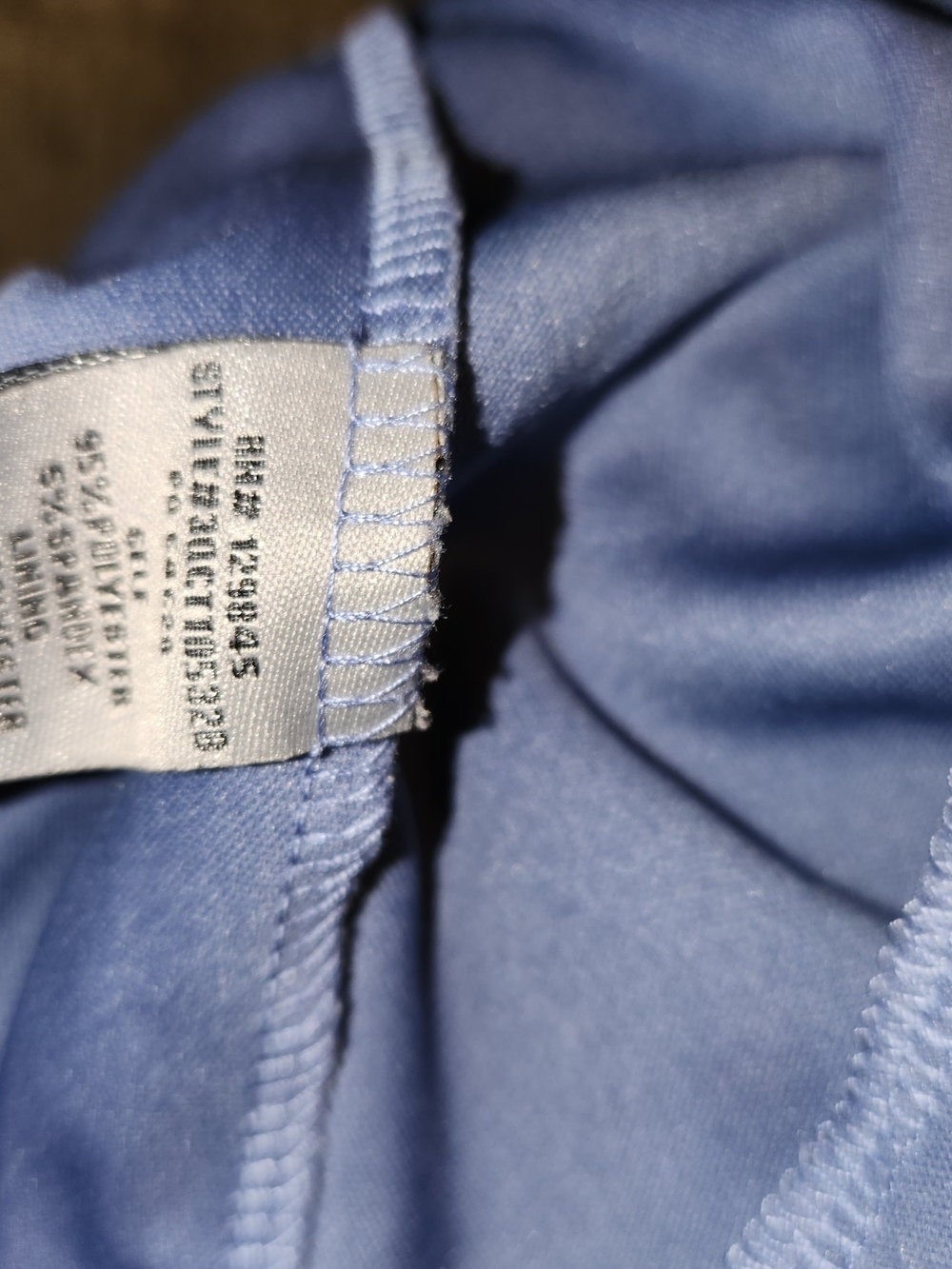 Halter Ruffle Mini Dress in Light Blue - Picture 6 of 6